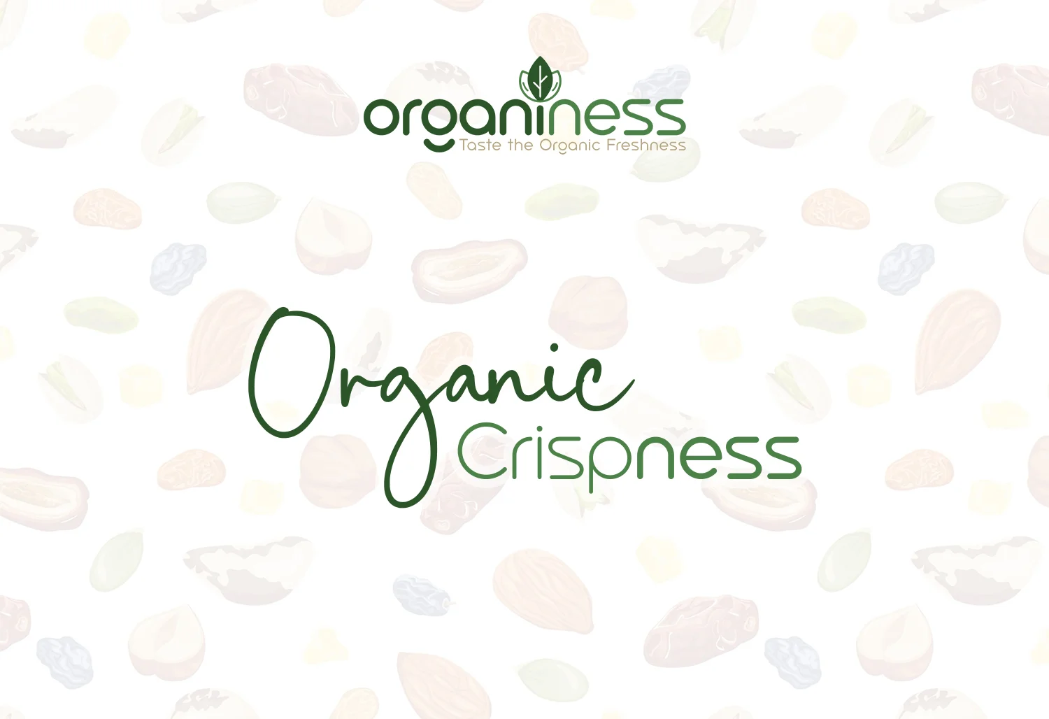 Organiness Crispness fresh organic concept post