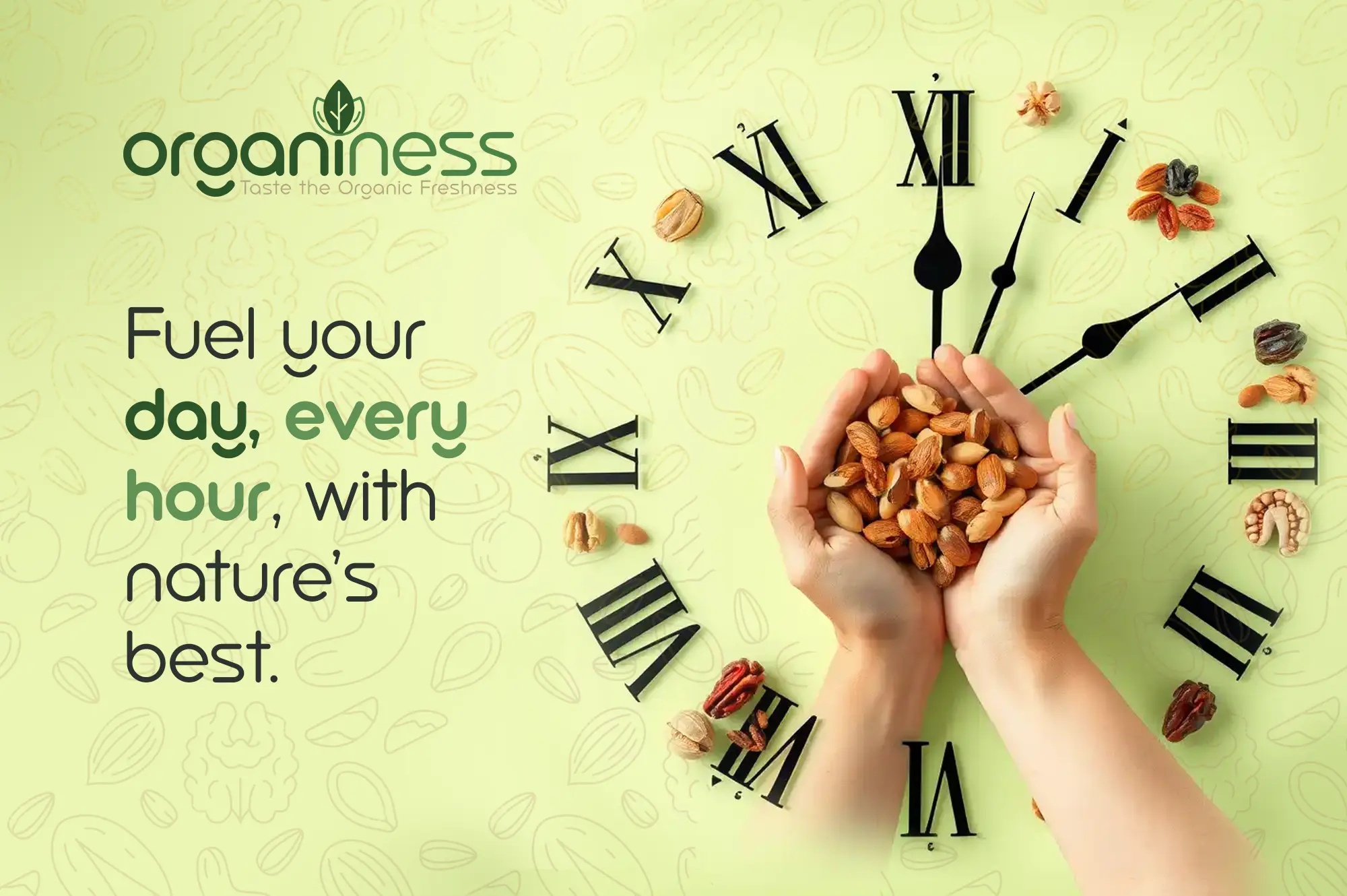 Organiness natural health brand Instagram design