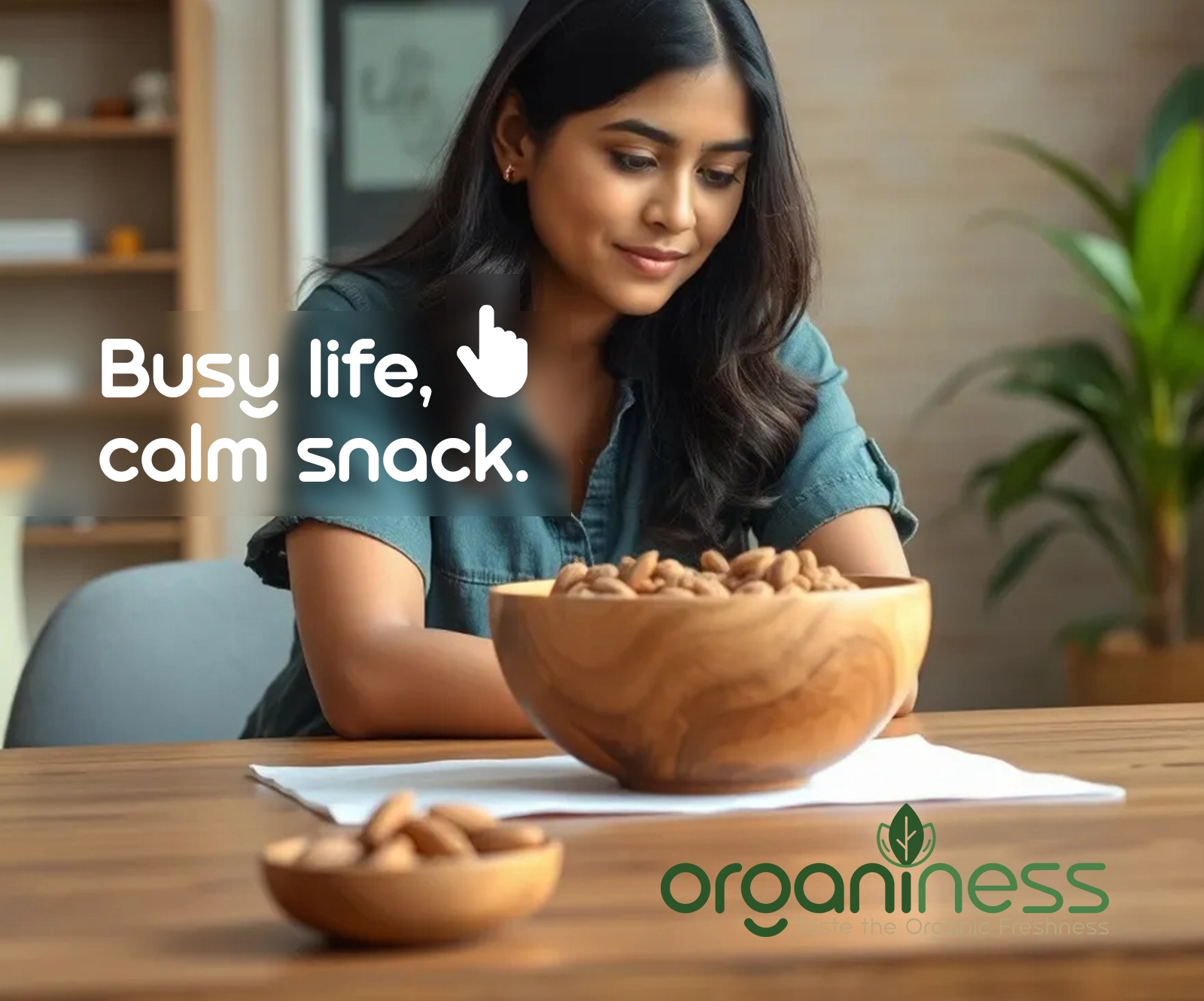Organiness organic product promotion post