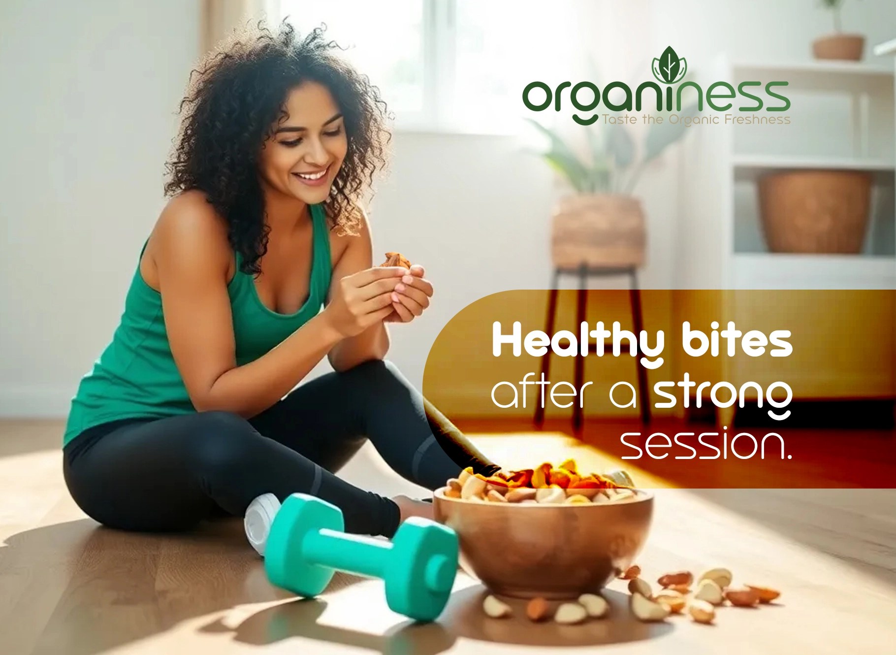 Organiness sustainable living Instagram post